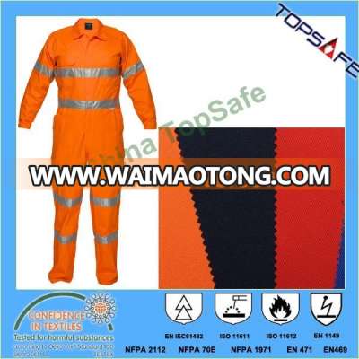 IEC61482 NFPA 70E 88/12 Flame retardant Nylon/Cotton Fabric for arc protect suit