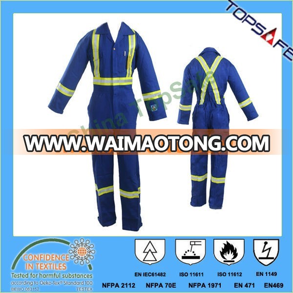 EN11611 EN11612 NFPA 70E flame retardant pro-splash modacrylic cotton protective fabric